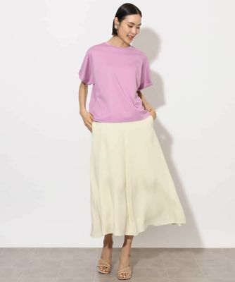 接触冷感］ロールアップスリーブカットソー | MICHEL KLEIN (Women