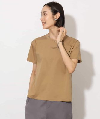 MICHEL KLEIN (Women)/ミッシェルクラン ワンポイントロゴＴシャツ