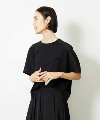 セットアップ対応］トリオシアーチェックカットソー | MICHEL