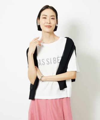 かすれプリントロゴＴシャツ