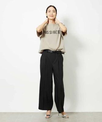 かすれプリントロゴＴシャツ
