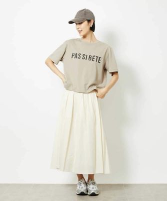 かすれプリントロゴＴシャツ