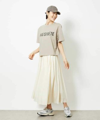 かすれプリントロゴＴシャツ