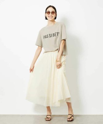 かすれプリントロゴＴシャツ