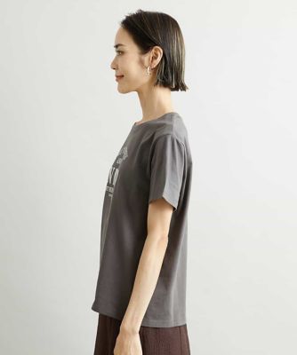 フロッキーロゴプリントＴシャツ
