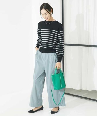 ソフトタッチチノワイドパンツ（３サイズ展開）