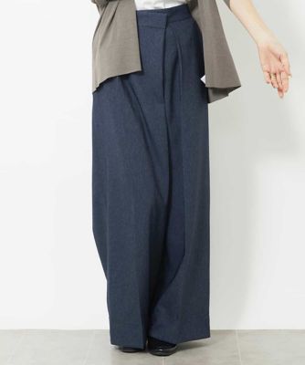 デニムライクラップパンツ