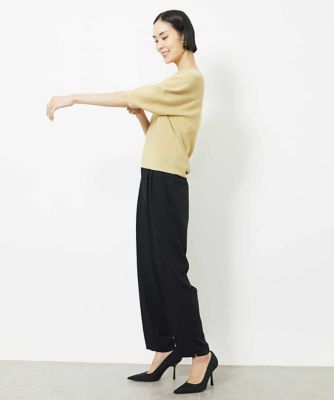 ドライサテンテーパードパンツ