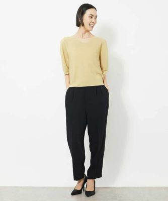 ドライサテンテーパードパンツ