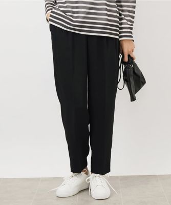 ドライサテンテーパードパンツ