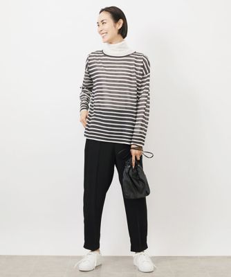 ドライサテンテーパードパンツ