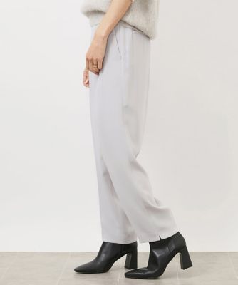 ドライサテンテーパードパンツ