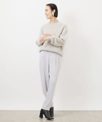 ドライサテンテーパードパンツ