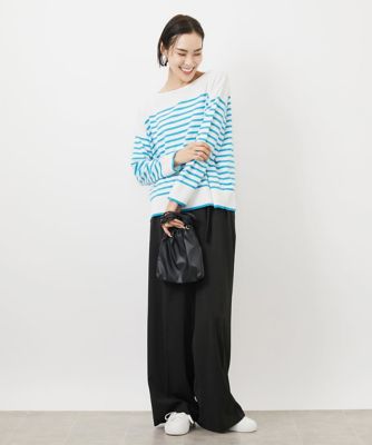 セットアップ対応］ドライタッチワイドパンツ | MICHEL KLEIN (Women