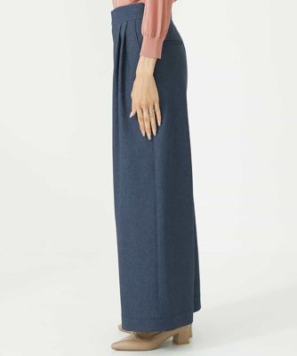 デニムライクワイドパンツ（３サイズ展開）