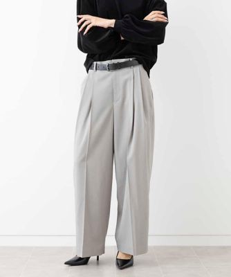 ツイルタックワイドパンツ