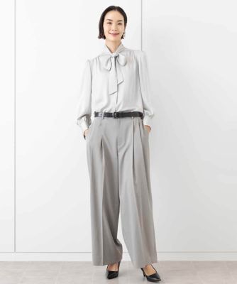 ツイルタックワイドパンツ