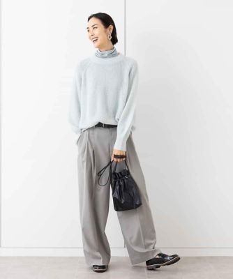 ツイルタックワイドパンツ