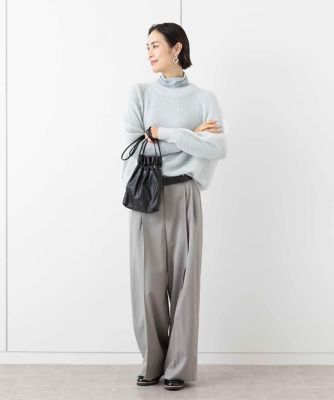 ツイルタックワイドパンツ