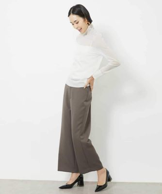 ［定番人気］ストレッチワイドパンツ