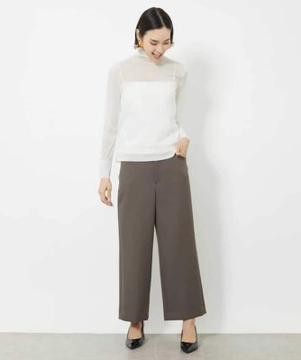 ［定番人気］ストレッチワイドパンツ