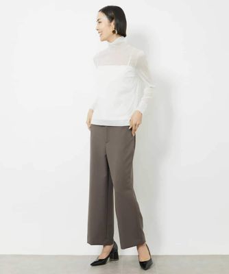 ［定番人気］ストレッチワイドパンツ