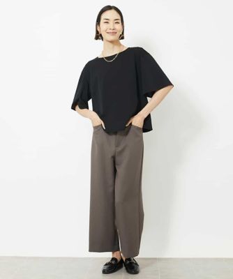［定番人気］ストレッチワイドパンツ