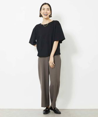 ［定番人気］ストレッチワイドパンツ