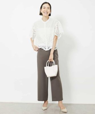 ［定番人気］ストレッチワイドパンツ