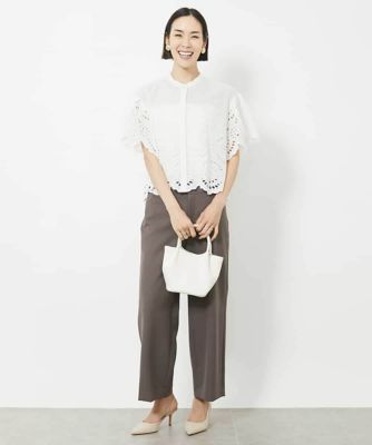 ［定番人気］ストレッチワイドパンツ