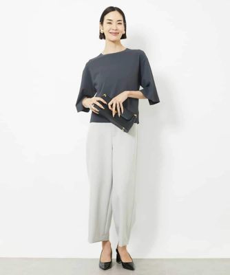 ［定番人気］ストレッチワイドパンツ
