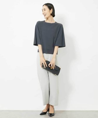 ［定番人気］ストレッチワイドパンツ