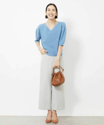 ［定番人気］ストレッチワイドパンツ