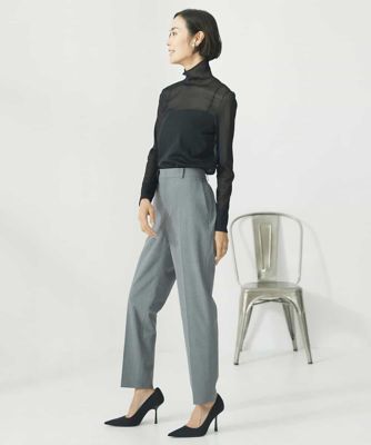 ストレッチテーパードパンツ（セットアップ対応）