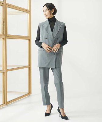 ストレッチテーパードパンツ（セットアップ対応）