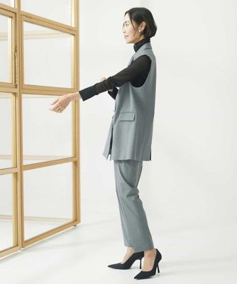 ストレッチテーパードパンツ（セットアップ対応）