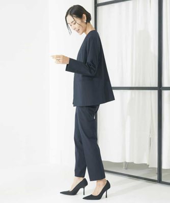 ストレッチテーパードパンツ（セットアップ対応）