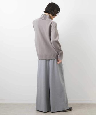 ［３サイズ展開］ストレッチタックワイドパンツ