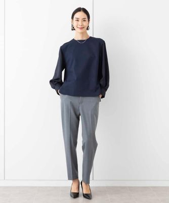 ［新素材］裏起毛ストレッチテーパードパンツ（機能素材／３サイズ展開）