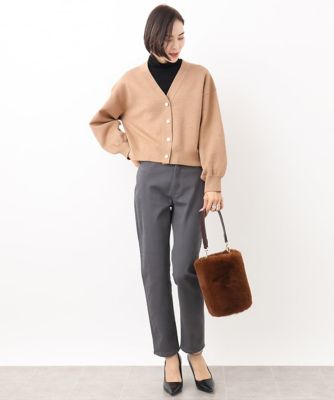 ［４サイズ展開］裏起毛ストレッチスリムパンツ（ＷＥＢ限定カラーあり）