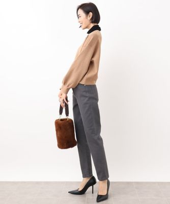 ［４サイズ展開］裏起毛ストレッチスリムパンツ（ＷＥＢ限定カラーあり）
