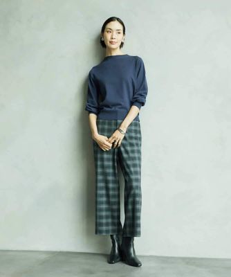 【NEW】ミッシェルクラン（MICHEL ）/［定番人気］ストレッチ裏起毛ワイドパンツ 定番人気］ストレッチ裏起毛ワイドパンツ | MICHEL KLEIN (Women