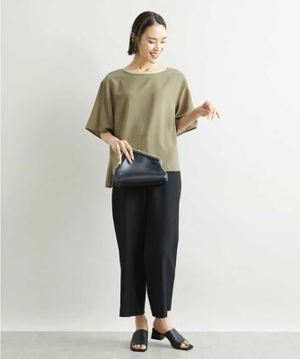 ［新色追加］ストレッチワイドパンツ（裏地なし／長め）