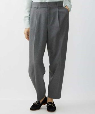 メランジツイルバレルパンツ