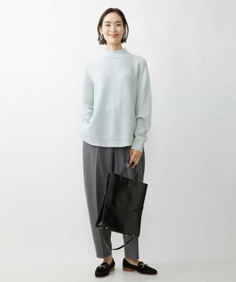 メランジツイルバレルパンツ