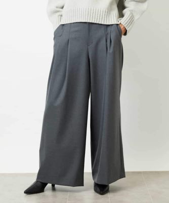 2タックワイドパンツ | MICHEL KLEIN (Women)/ミッシェルクラン