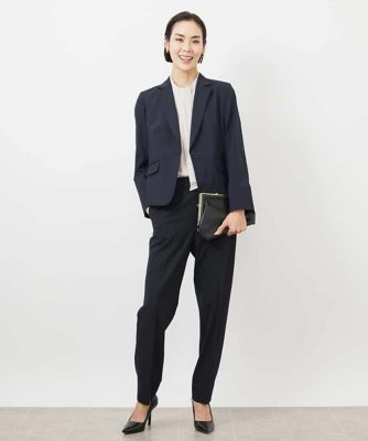 ストレッチテーパードパンツ（セットアップ対応）