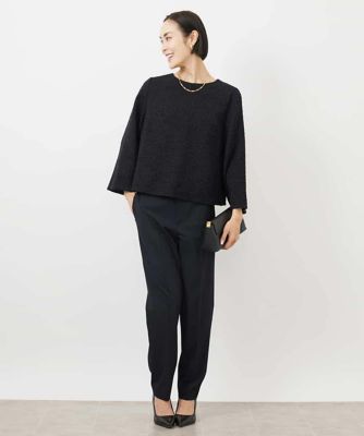 ストレッチテーパードパンツ（セットアップ対応）