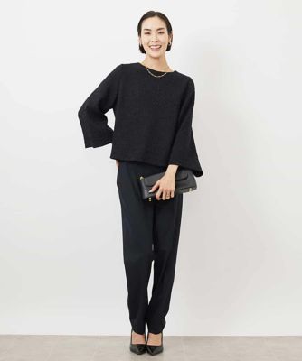 ストレッチテーパードパンツ（セットアップ対応）