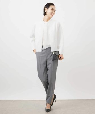 ストレッチテーパードパンツ（セットアップ対応）
